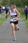 Cees van der Land (Tyne Bridge) finishing the Prudhoe Miners Race.